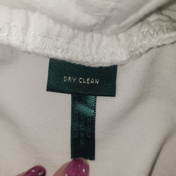 LAUREN RALPH LAUREN Adelle White Stretch Jeans Pants Womens Size 10 - Picture 4 of 5